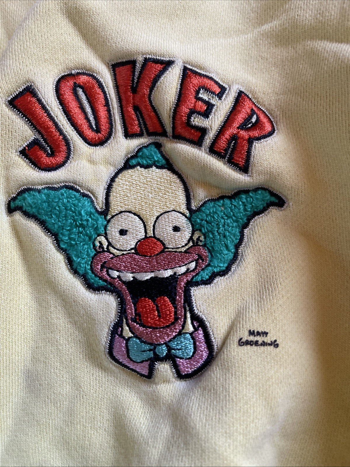 H&M The Simpsons Joker Sweater Medium 