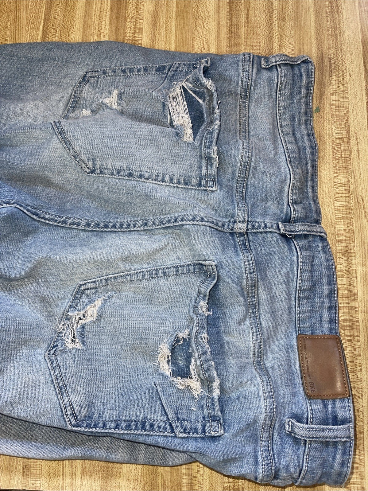 bke parker universal fit high rise Ankle Skinny jeans Distressed 33