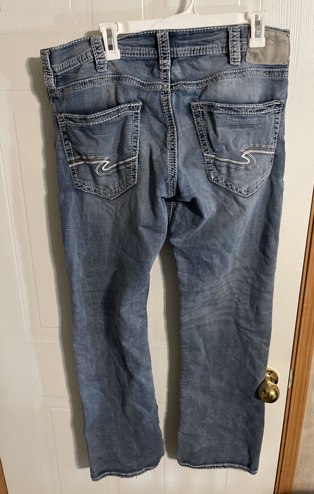 Silver Zac Joga Jeans 34x34