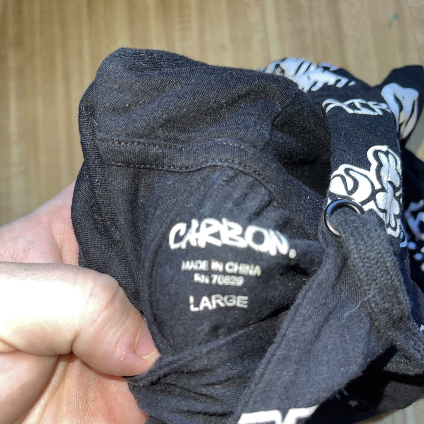 Carbon Hoodie Large
