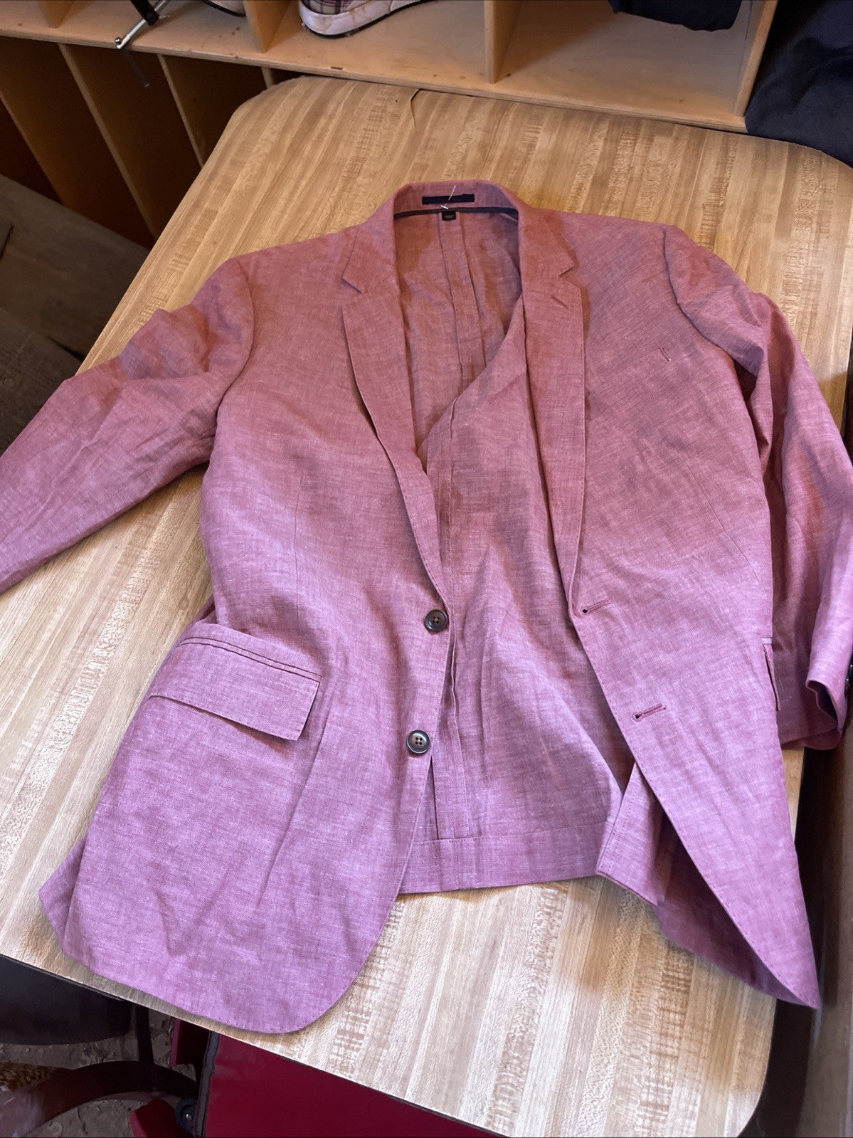 J Crew Ludlow Salmon Blazer Unstructured 42R