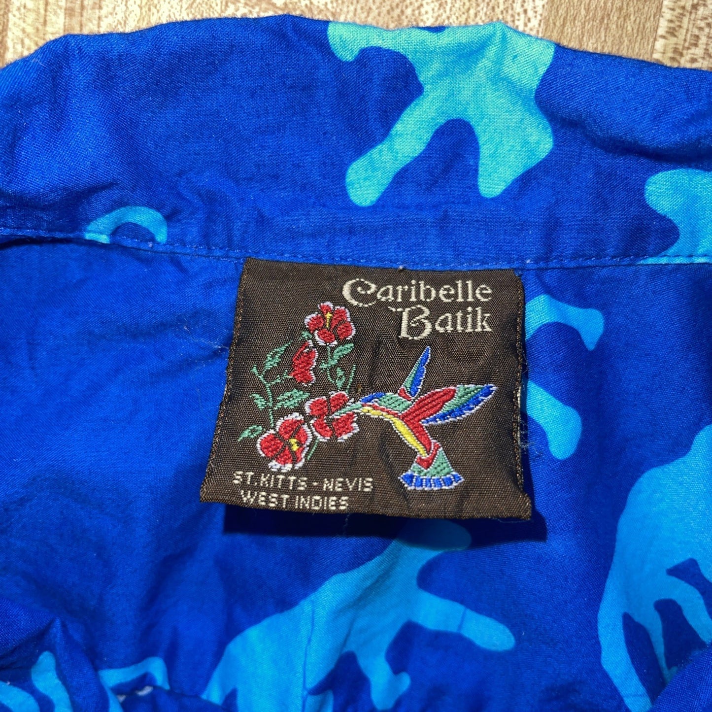 Caribelle Batik Hawaiian Shirt Large 