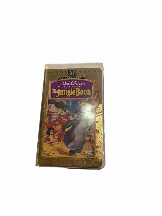 The Jungle Book VHS 1997 30th Anniversary Masterpiece Clamshell Disney Store New