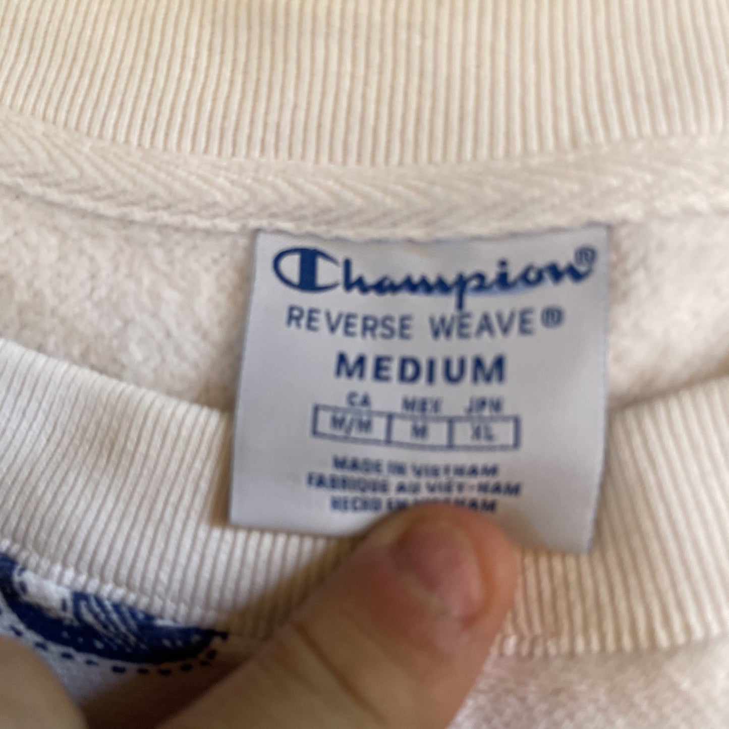 Champion Reverse Weave AOP Sweatshirt Medium 