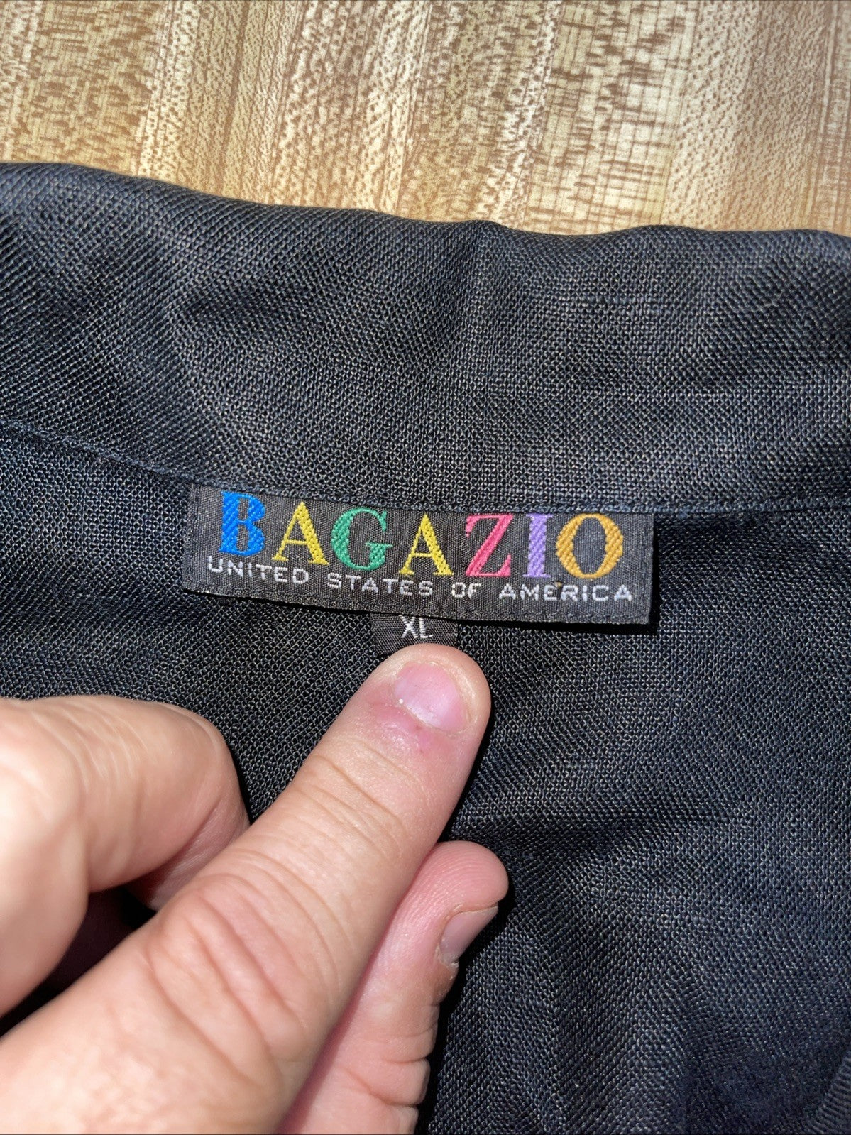 Vintage Bagazio Linen Button Up XL