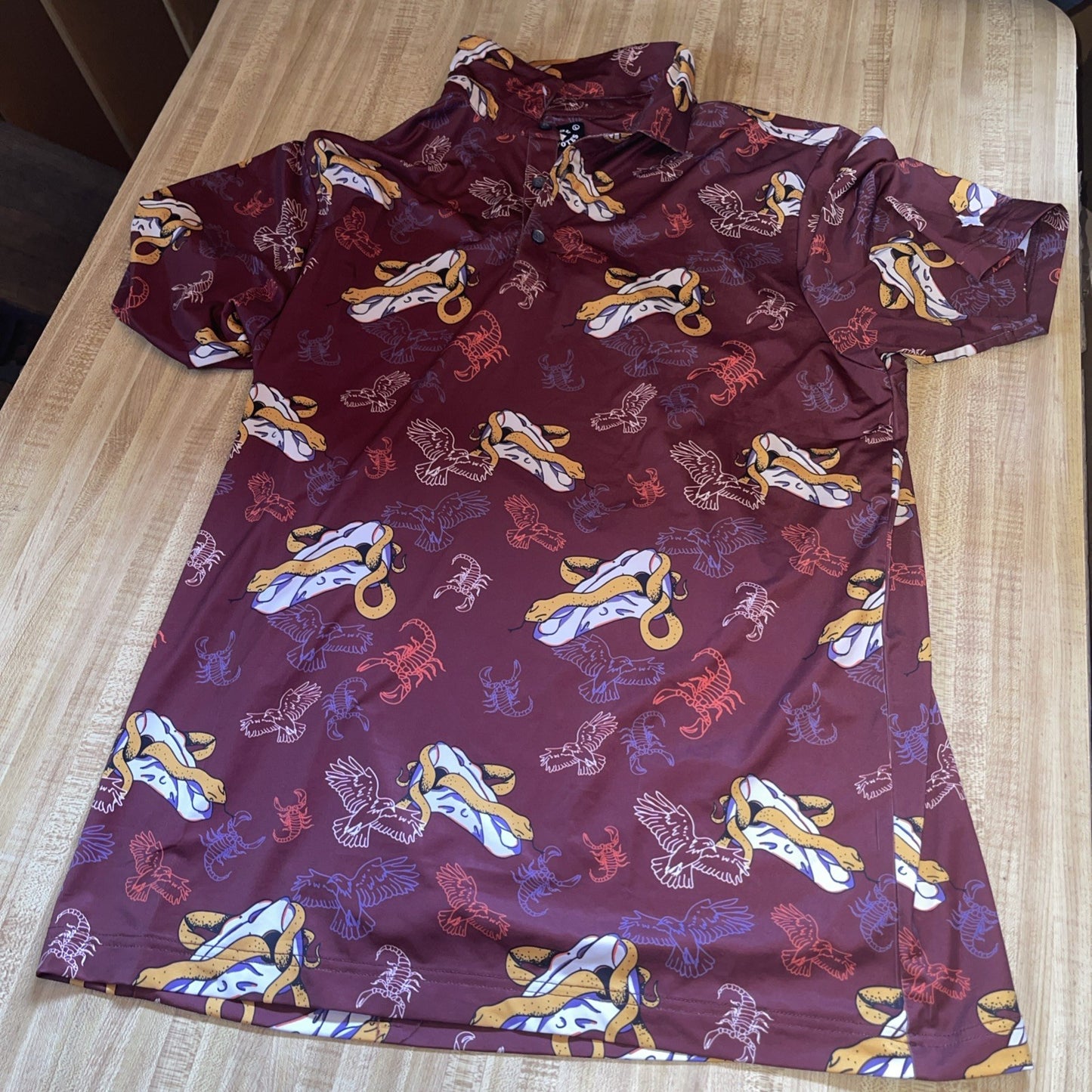 Raised By Coyotes Polo Large 