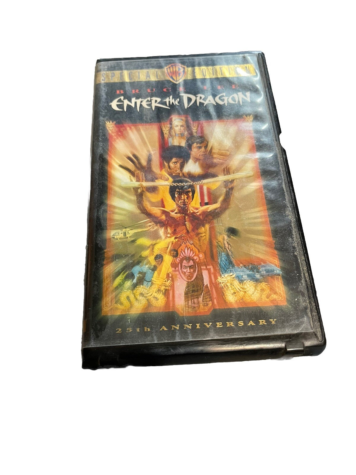 Enter the Dragon Special Edition 25th Anniversary VHS 1998 Bruce Lee Clamshell
