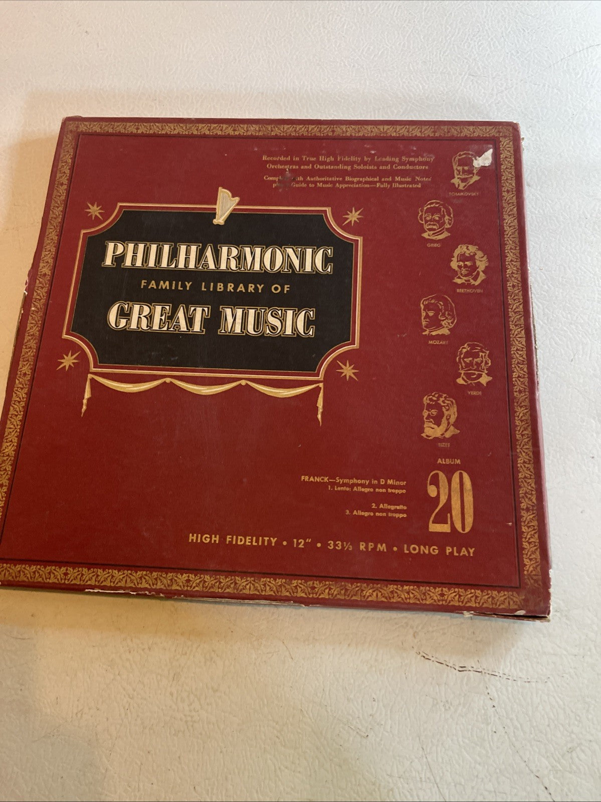 philharmonic family library of great music Vinyl Lot