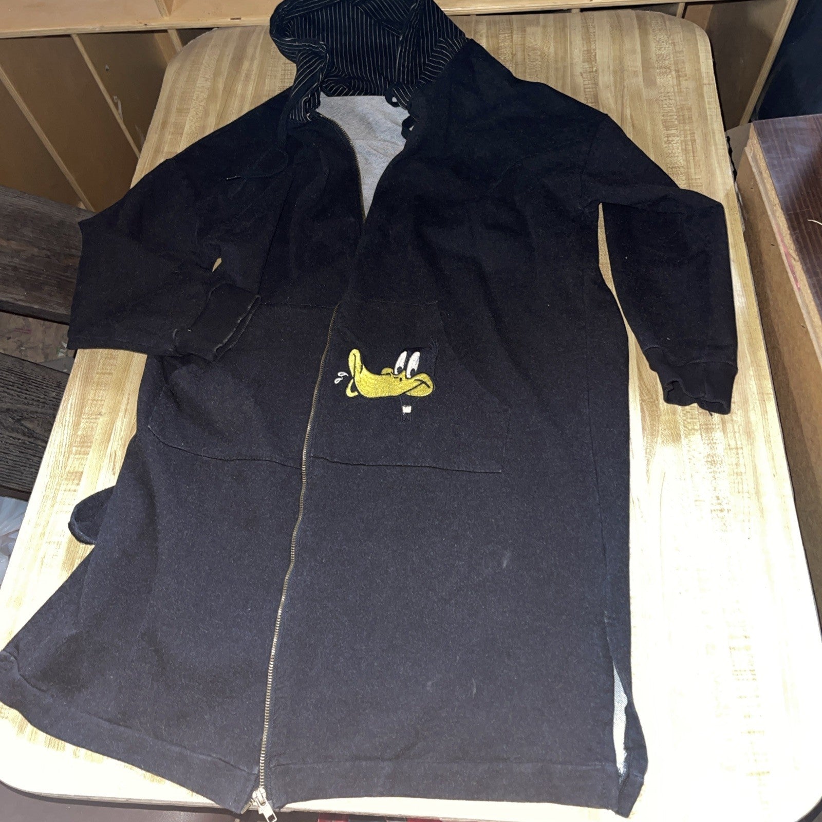 Vintage Full Zip Daffy Duck Hoodie 