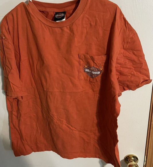 Harley Davidson Durango Colorado Pocket T Shirt 2XL 