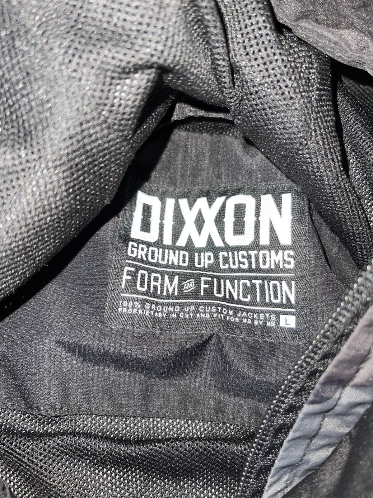 dixxon form and function Jacket Large Ground Up Customs Camo