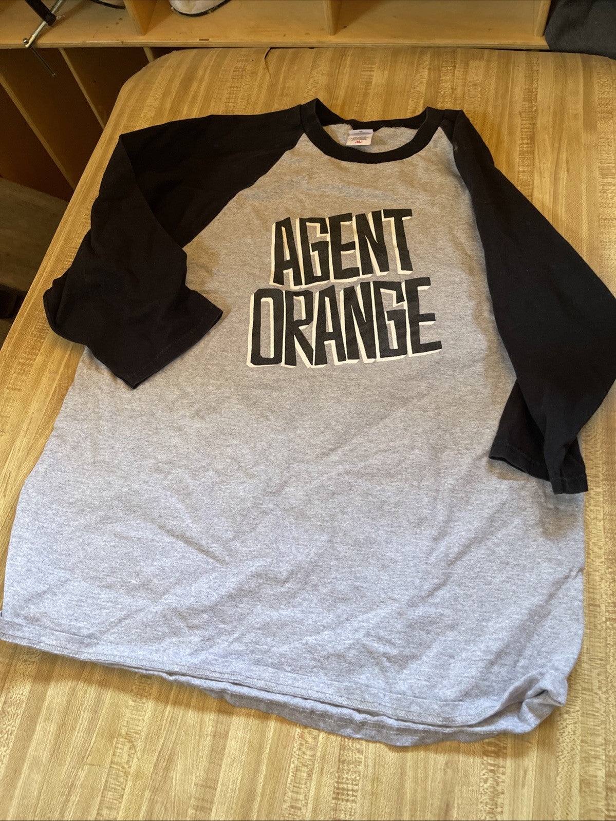 Agent Orange Ringer T Shirt XL