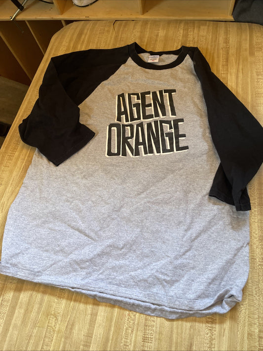 Agent Orange Ringer T Shirt XL