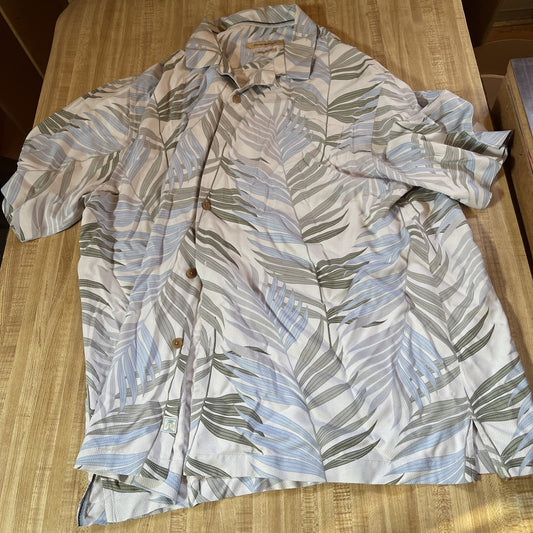 Tommy Bahama Silk Hawaiian Shirt XL