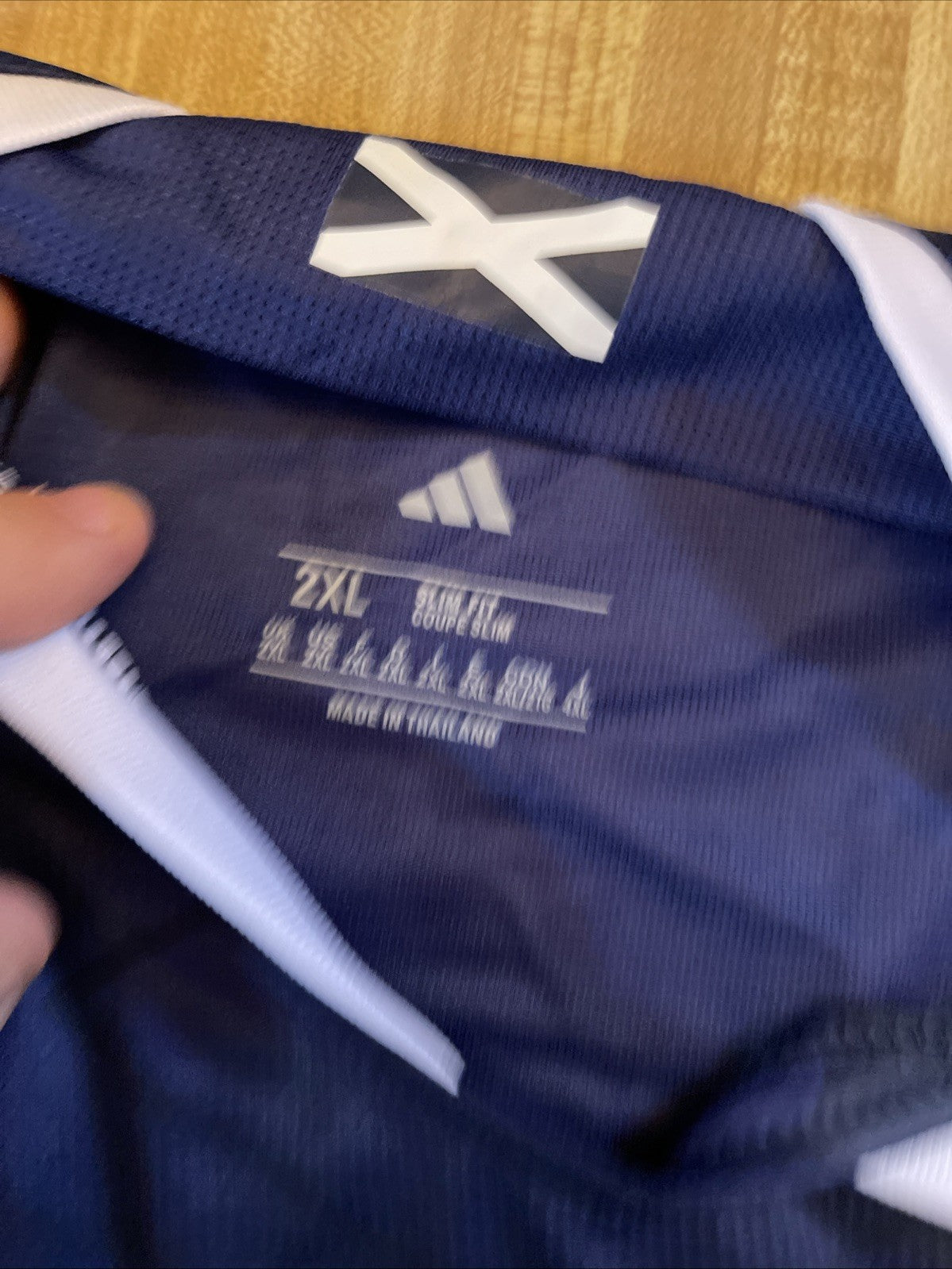 Adidas Scotland Soccer Jersey 2XL 