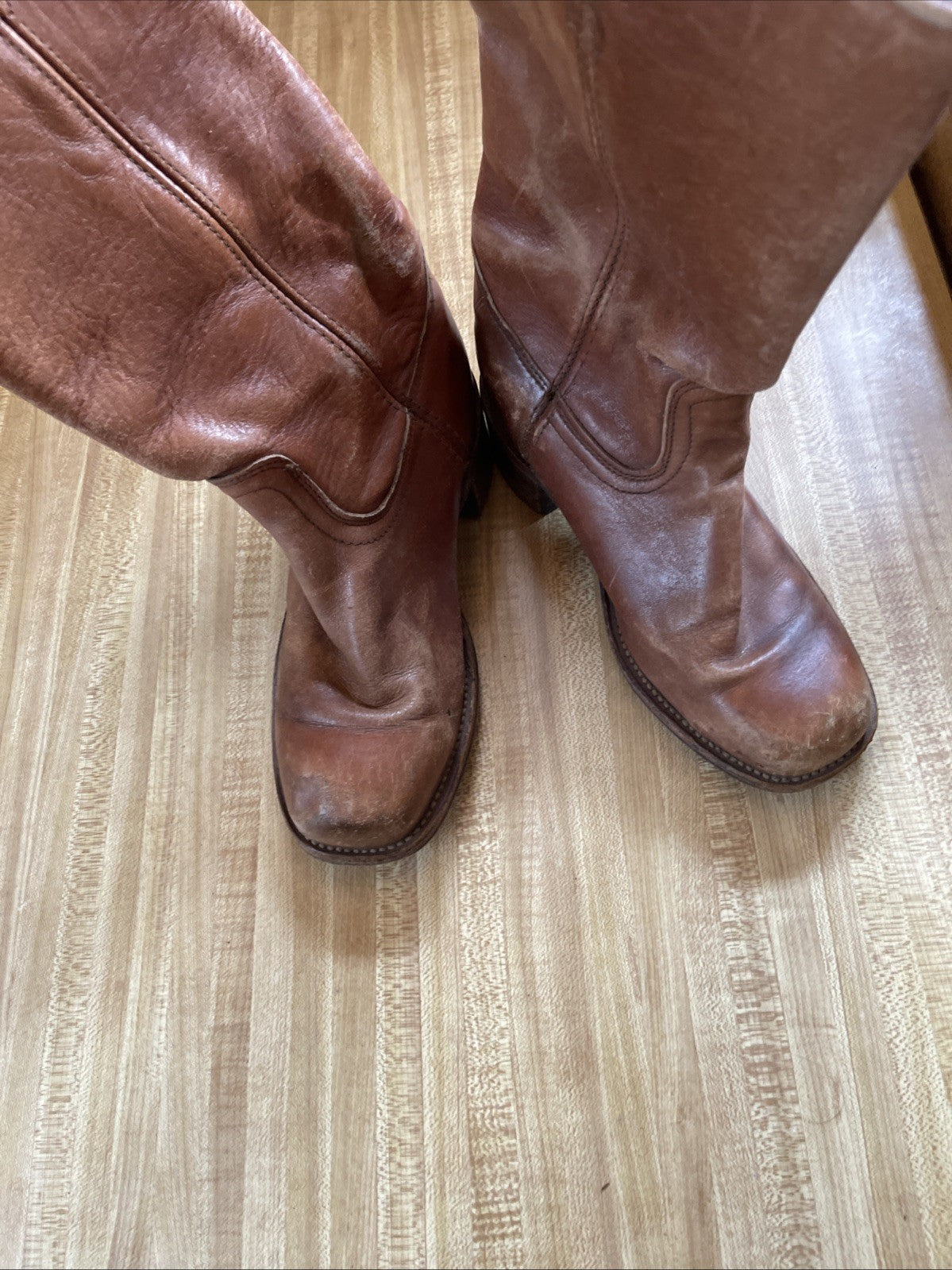 Vintage Frye Campus Boots Made In USA 7.5