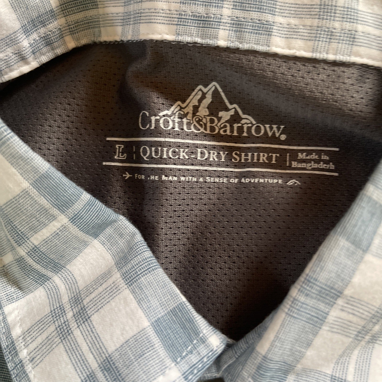 croft barrow quick dry shirt large