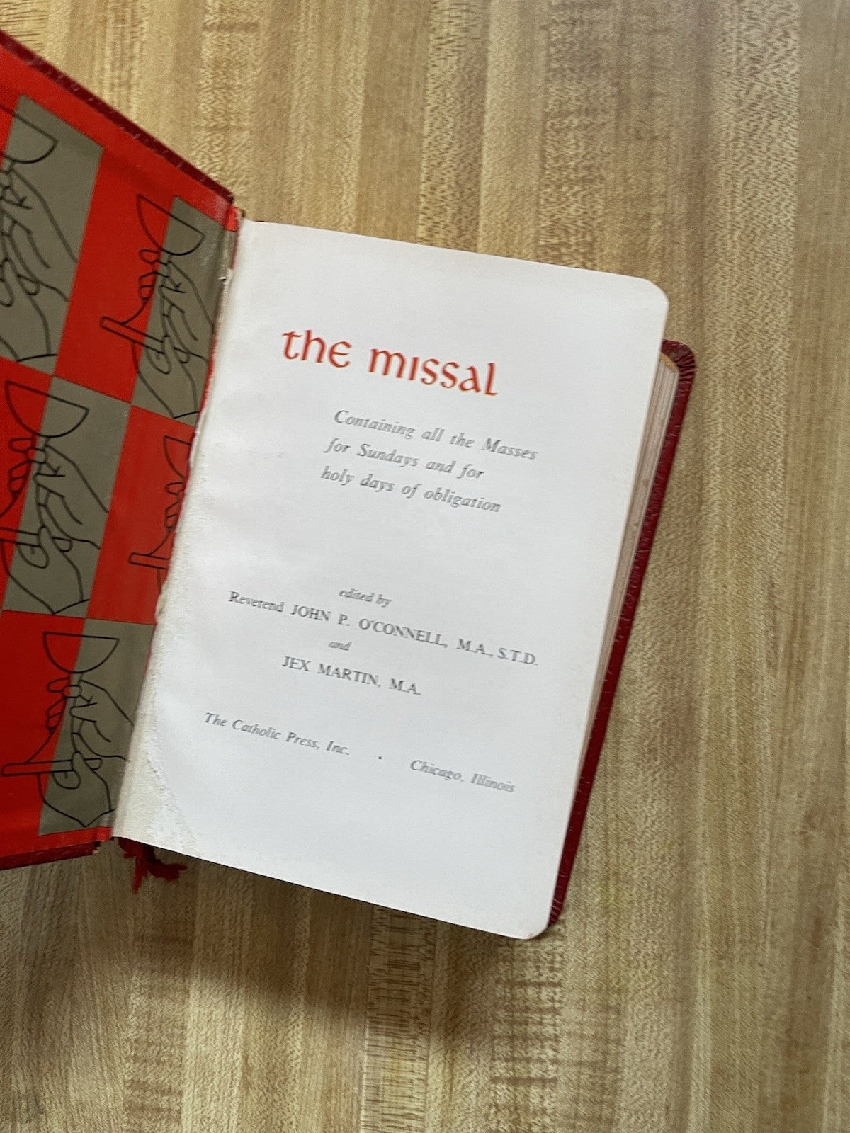 roman catholic missal pre 1955