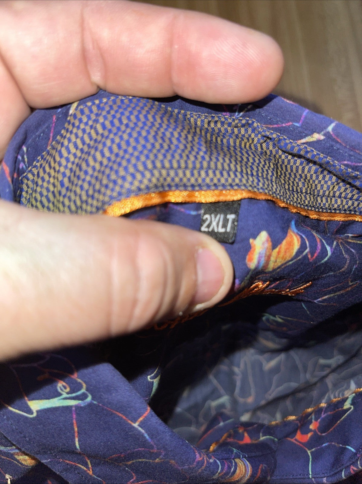 Visconti Black Button Up 2XLT 