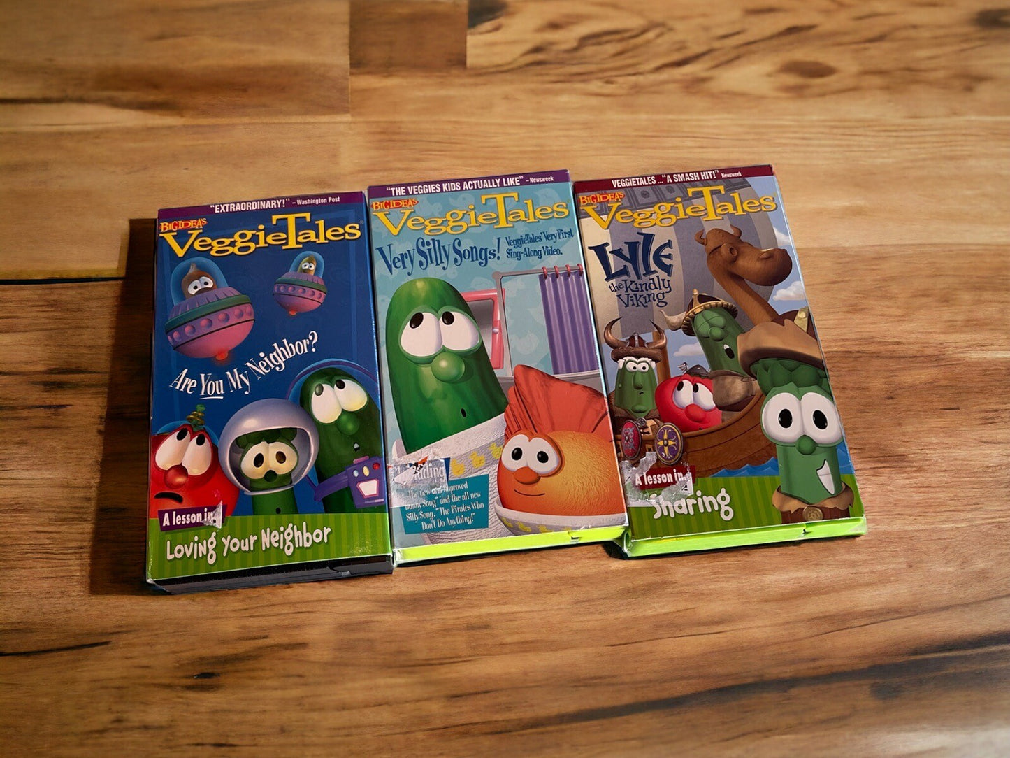Veggietales And Other Big Idea VHS Lot