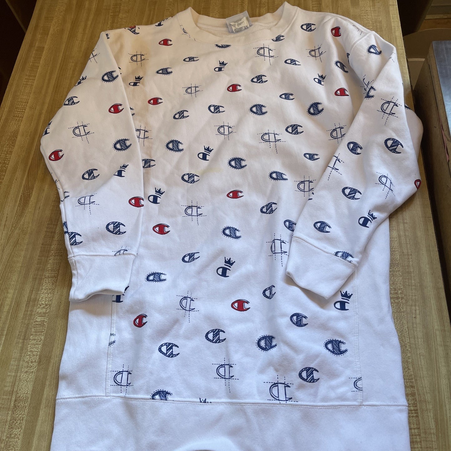 Champion Reverse Weave AOP Sweatshirt Medium 