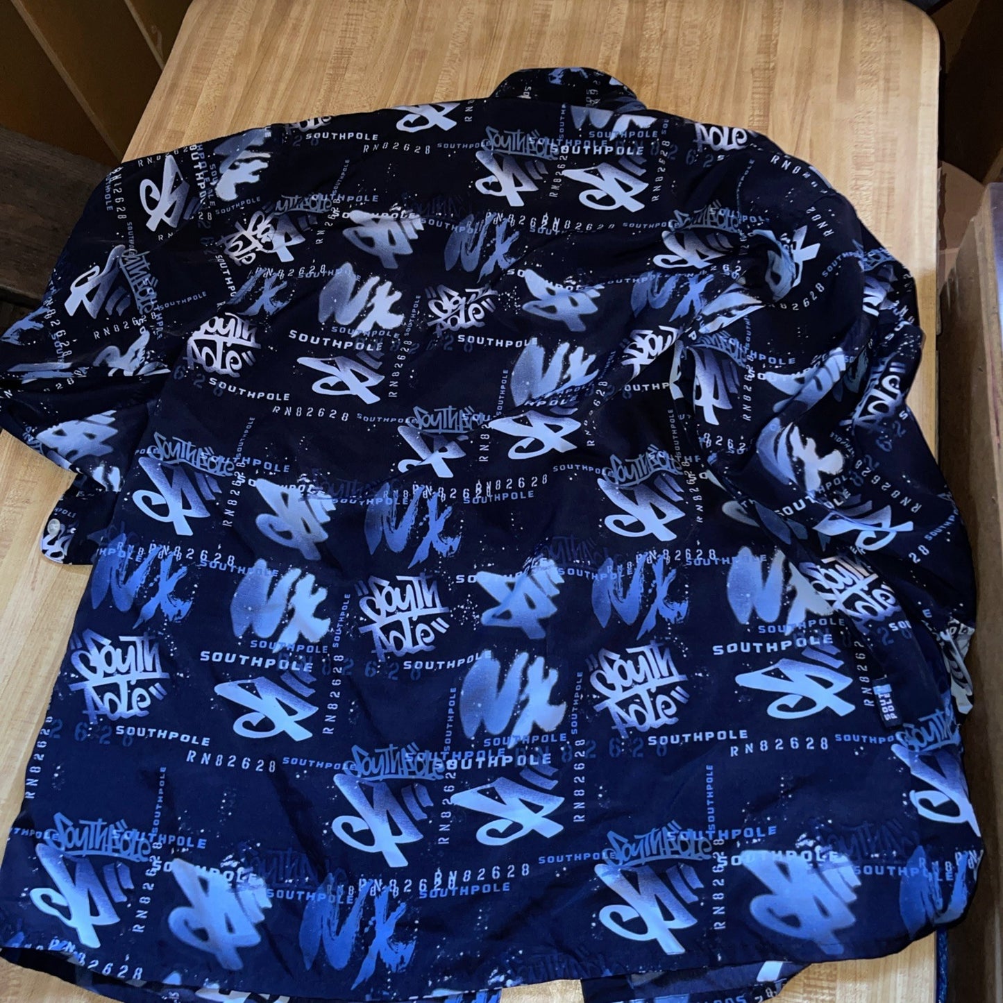 Southpole Button Up AOP Large 