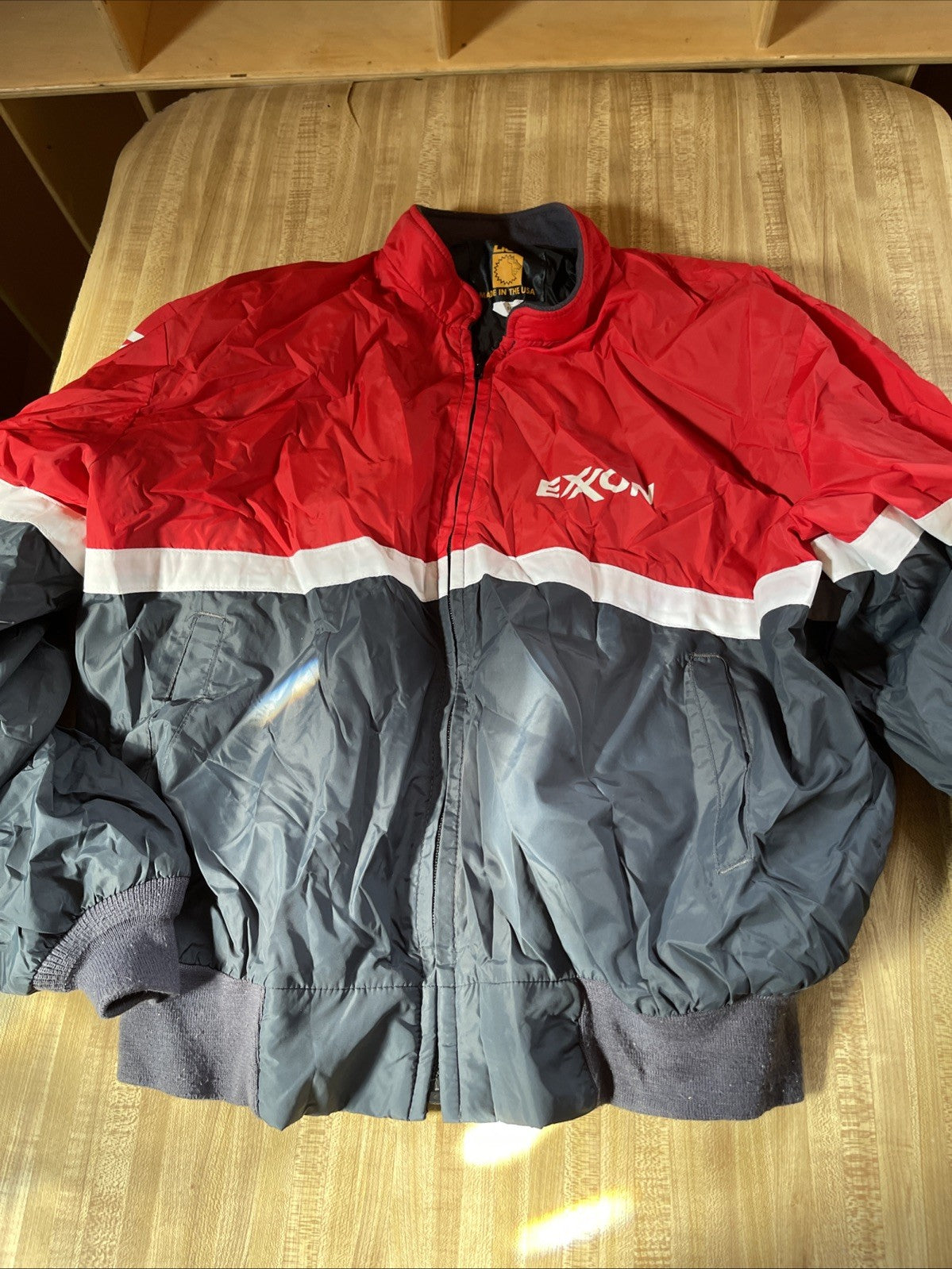 Vintage Lion Brand Exxon Jacket Made In USA XL