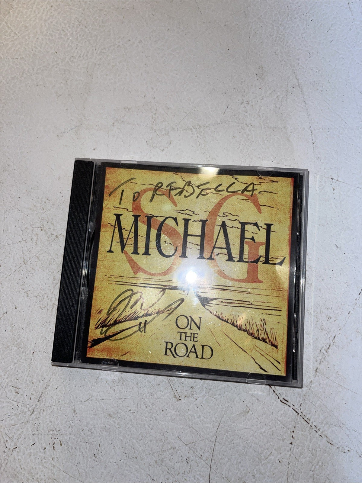 Autographed Michael SG On The Road Cd