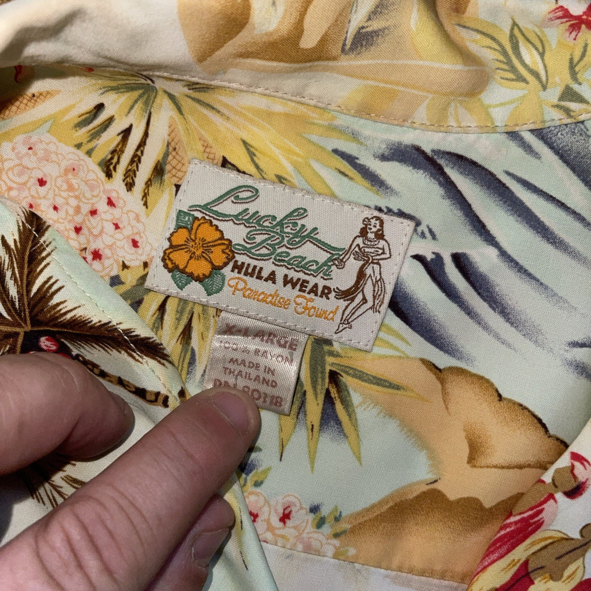 lucky beach hula wear Shirt XL