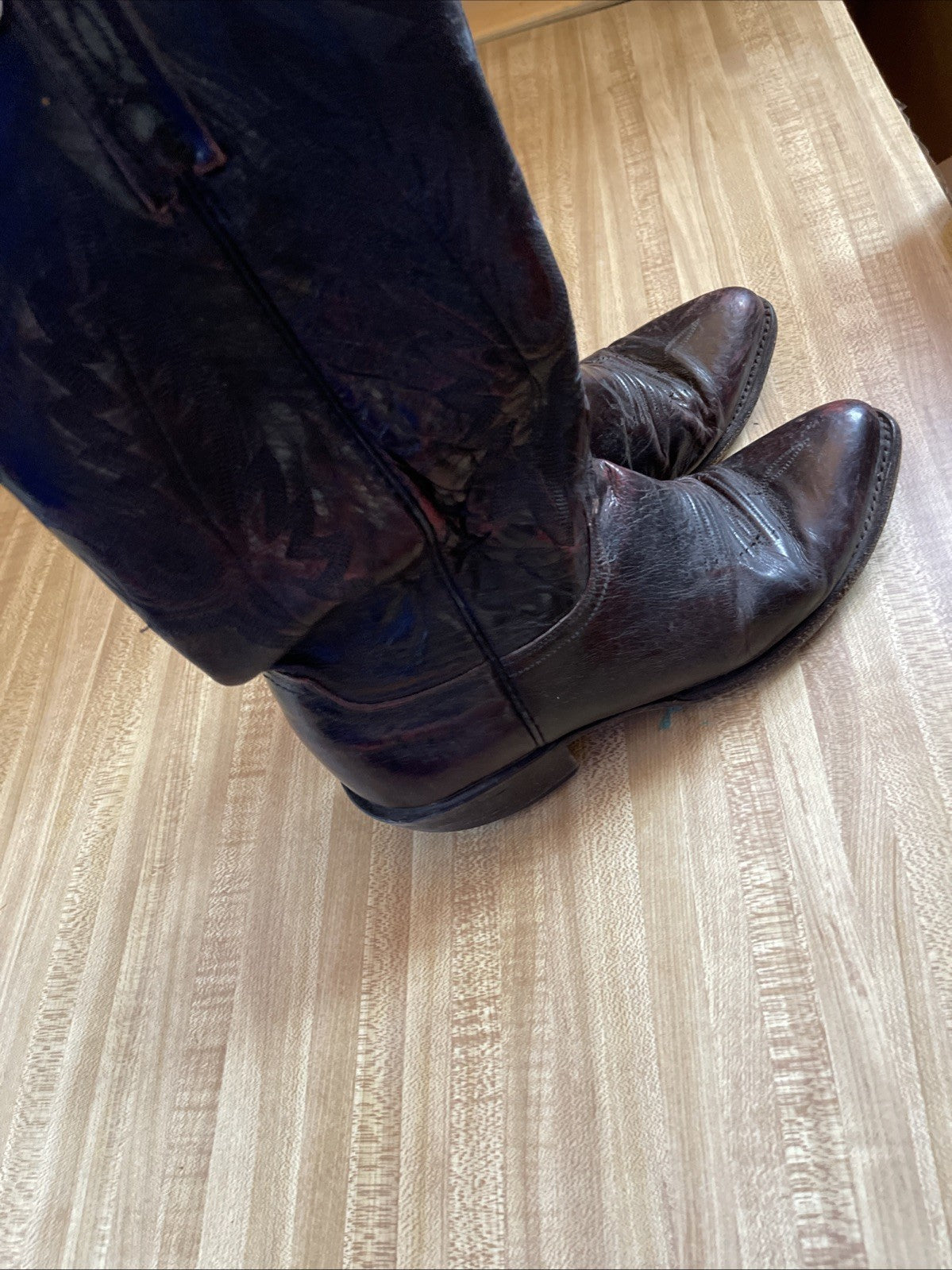 Lucchese 2000 Boots 8.5 D Needs New Soles