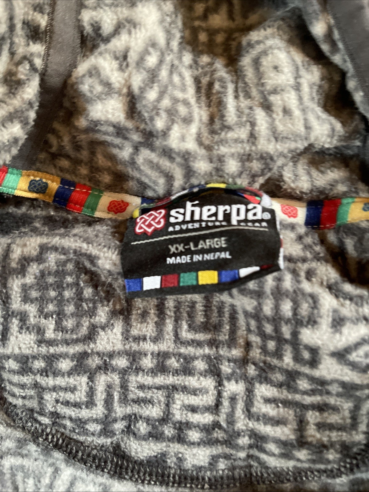 Sherpa Adventure Gear Full Zip Hoodie XXL