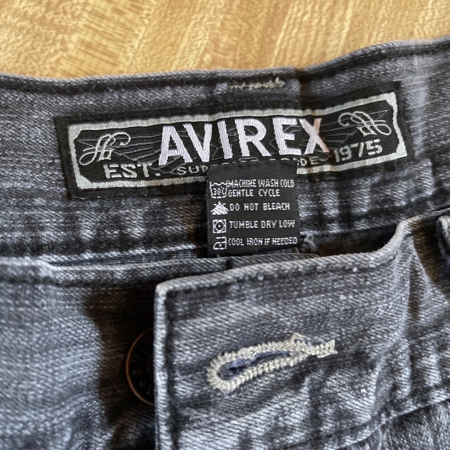 Vintage Y2K Avirex Jorts 40 Hiphop Streetwear 