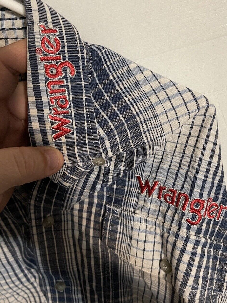 Wrangler Cowboy Rodeo Button Down Medium 