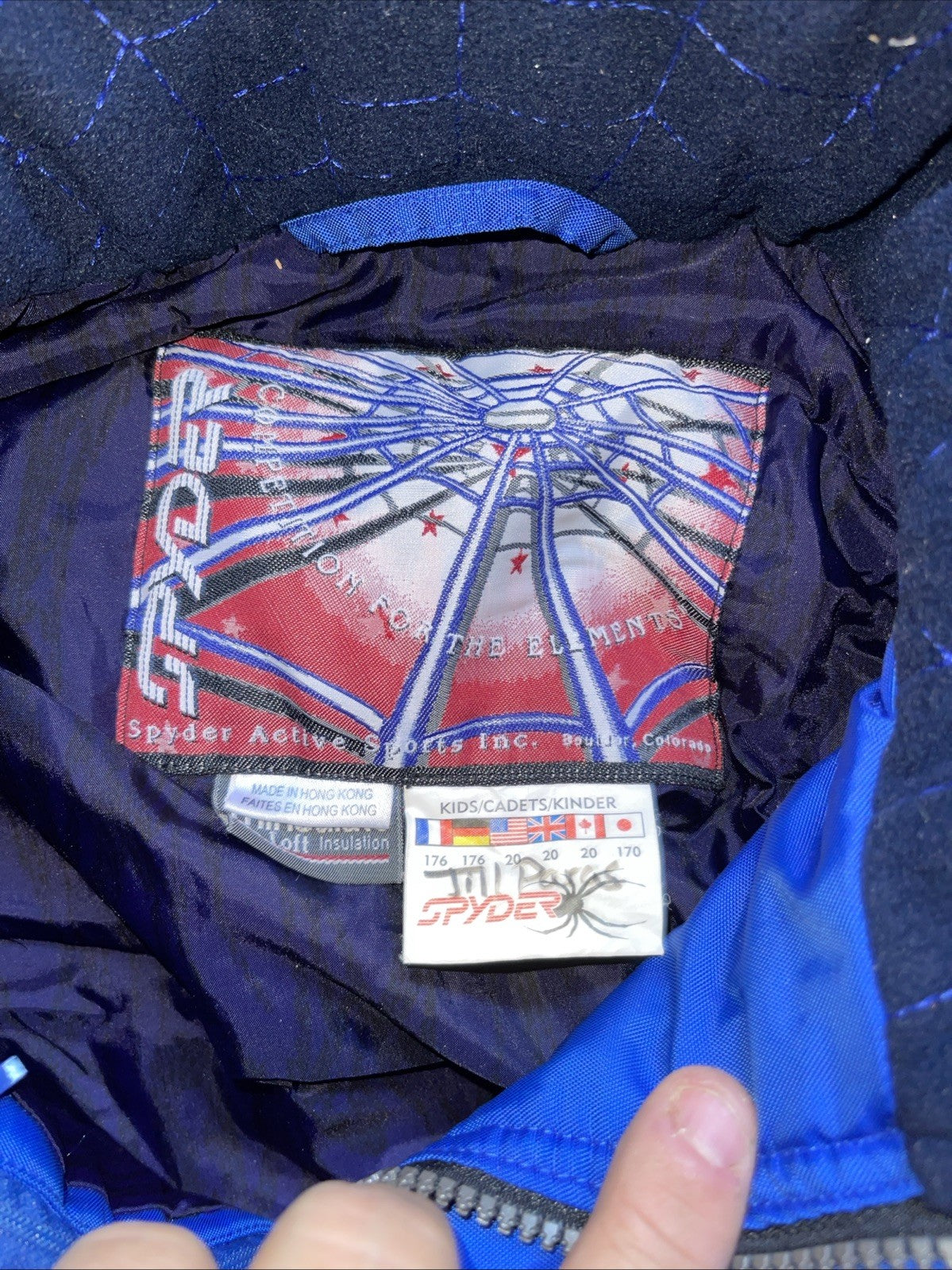 spyder kids ski jacket 20