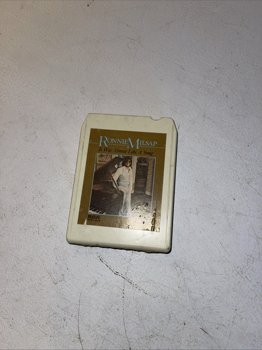 Ronnie Milsap It Was Almost Like A Song 8-Track Tape 1977 Country RCA