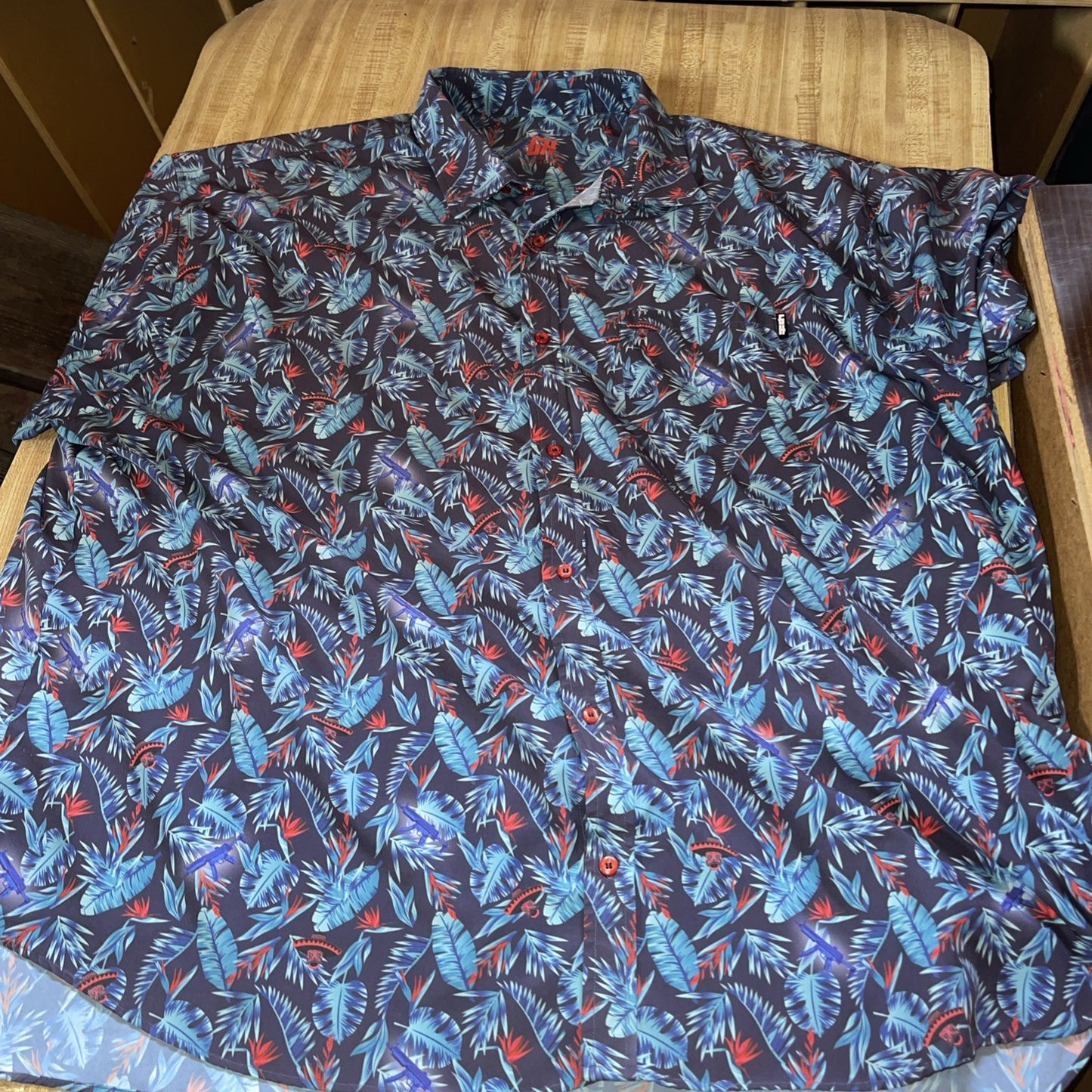 Greater Half Button Up 4XL