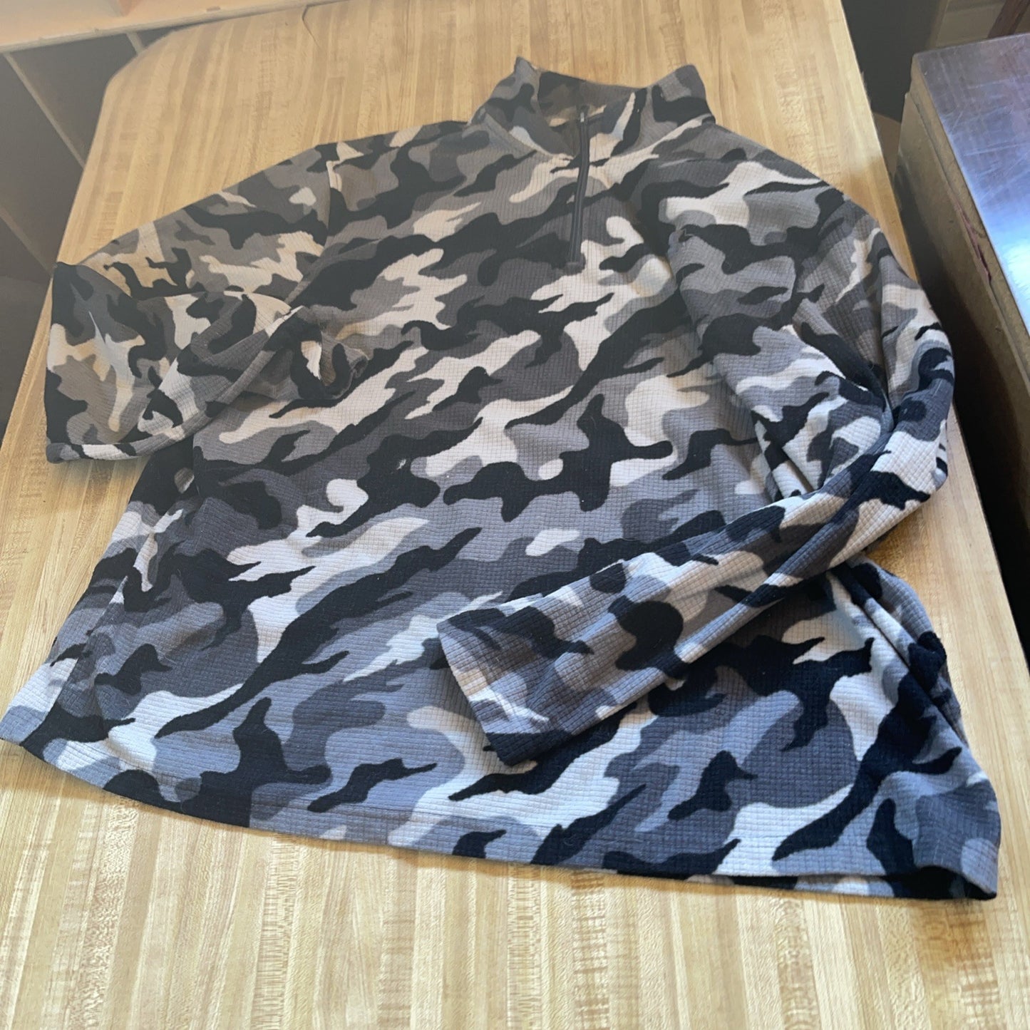 Starter Camo Quarter Zip XL