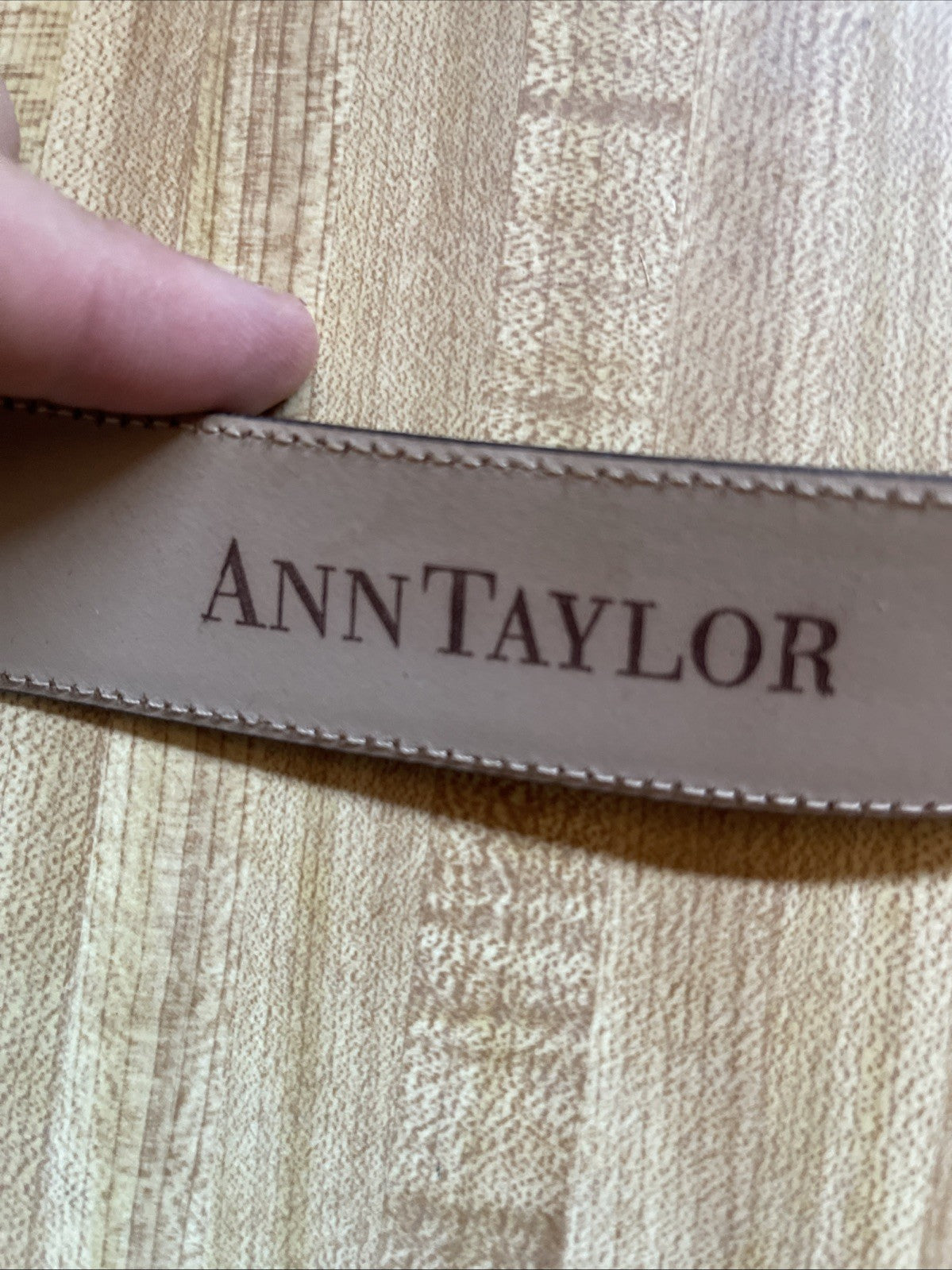 Ann Taylor Leather Belt Small 