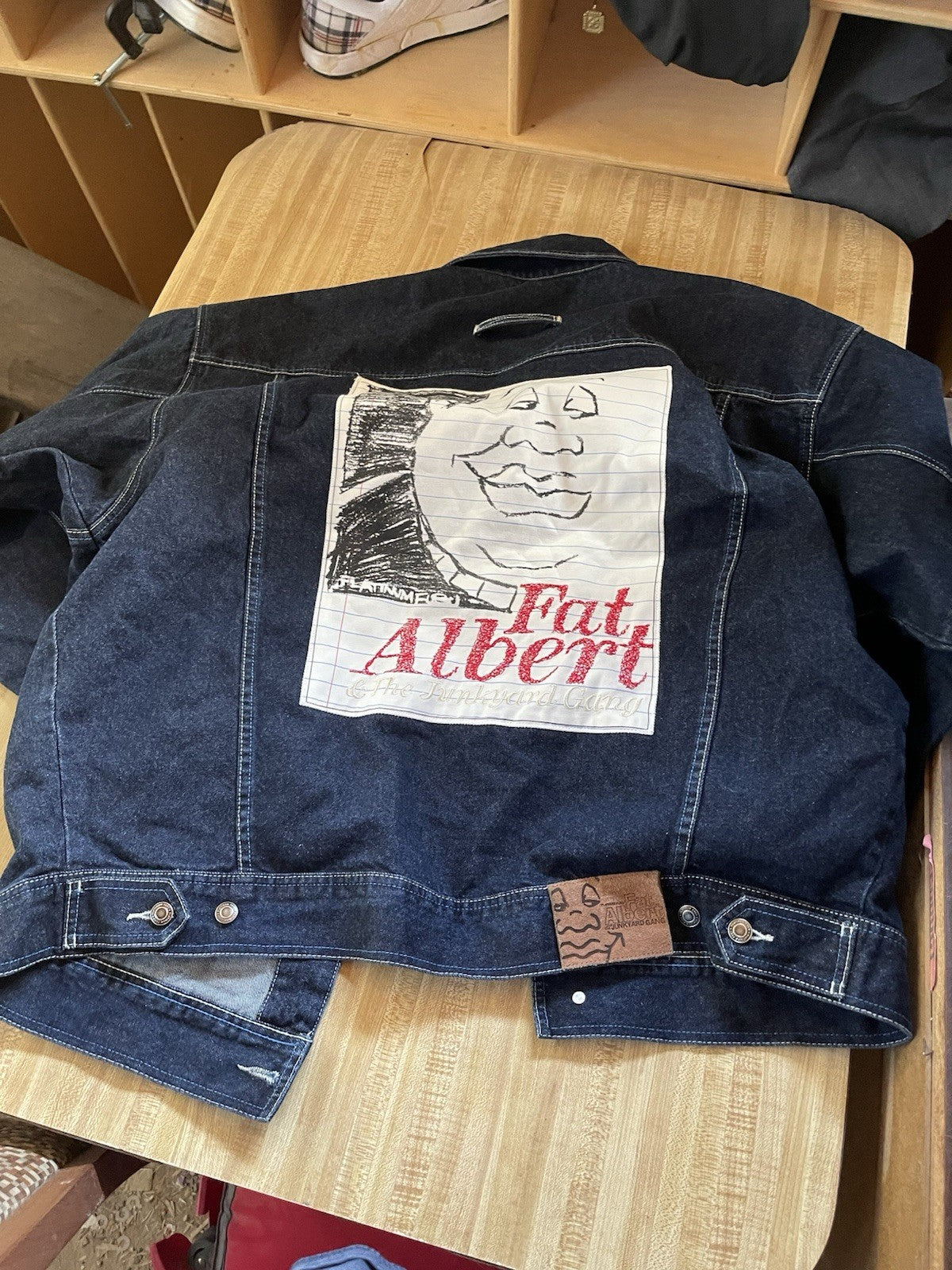 Fubu Platinum Fat Albert Denim Jacket 2XL 