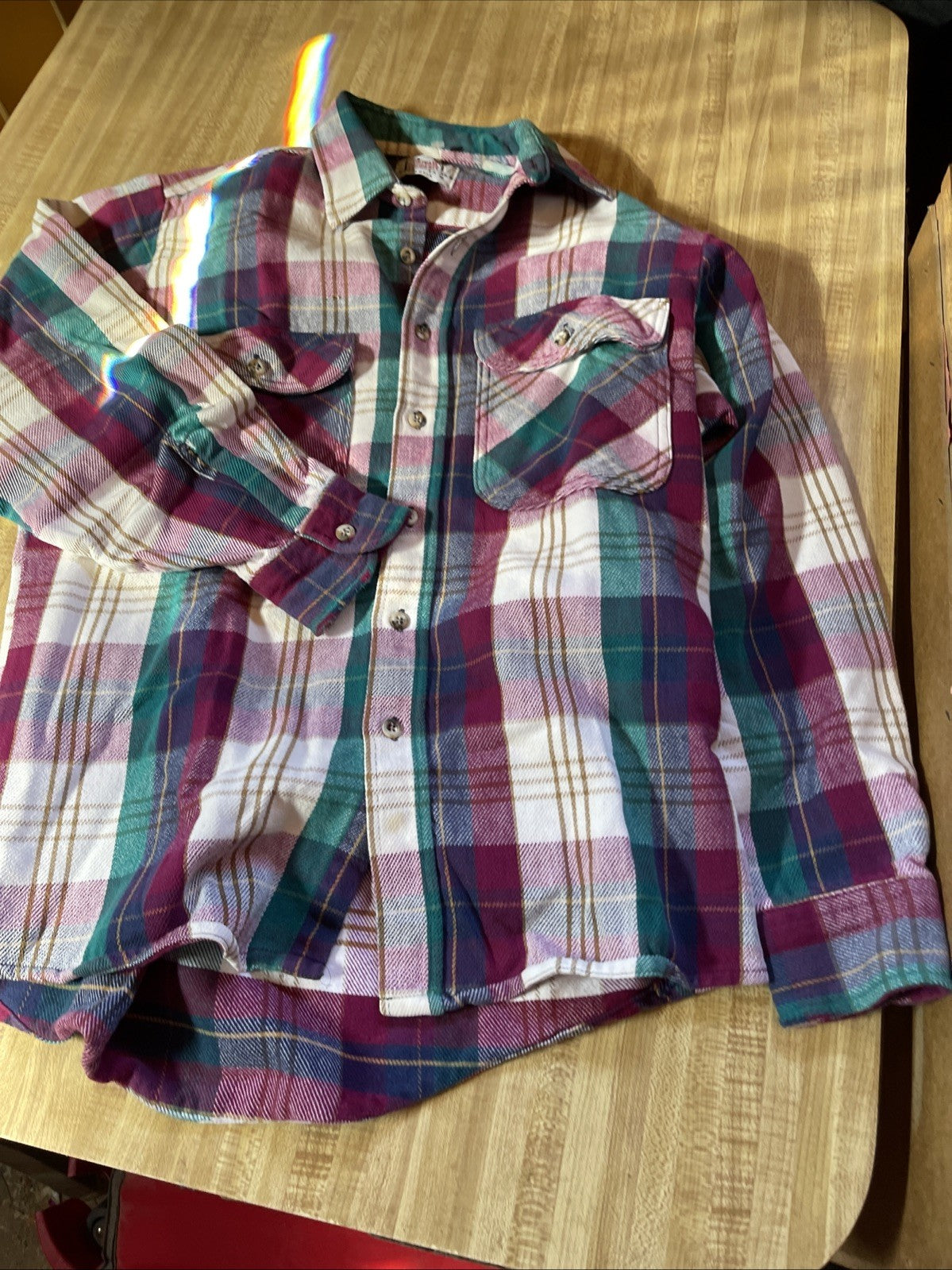 Vintage Private Property Flannel Medium 