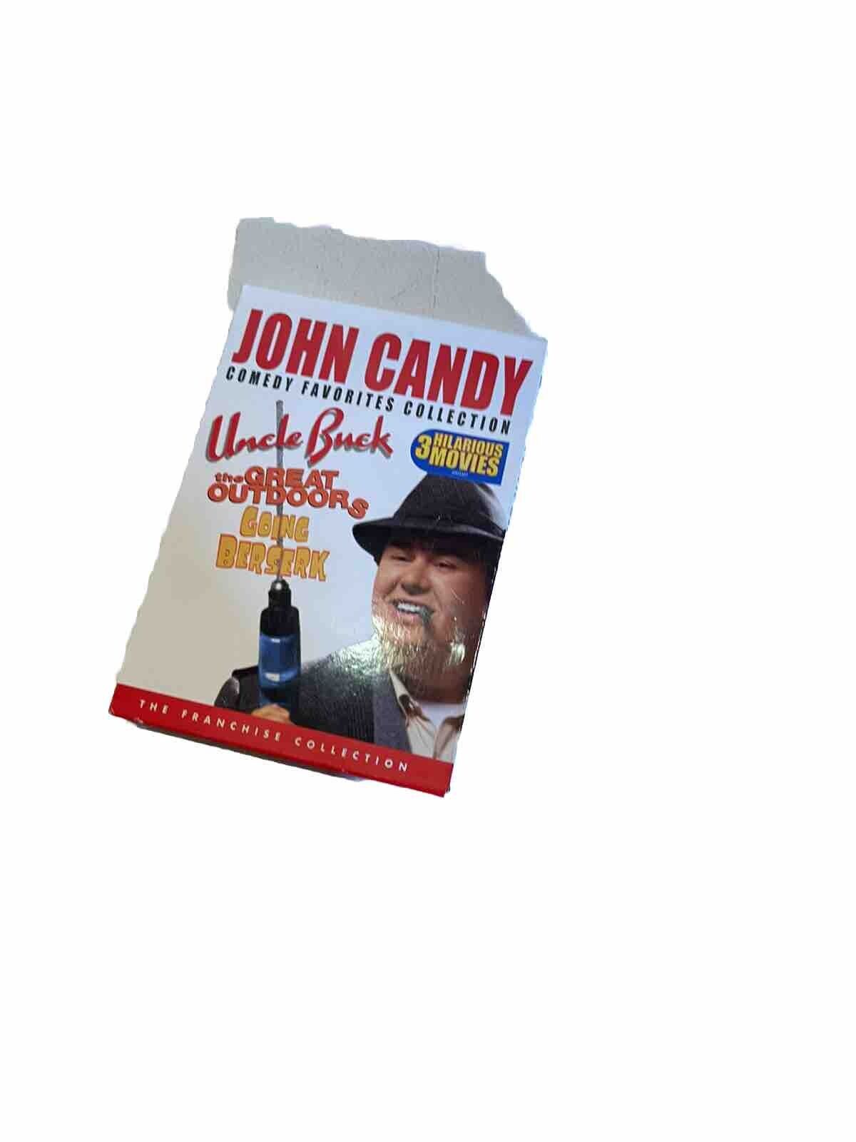 JOHN CANDY Comedy Favorites 2 DVD of UNCLE BUCK Going Berserk THE GREAT OUTDOORS