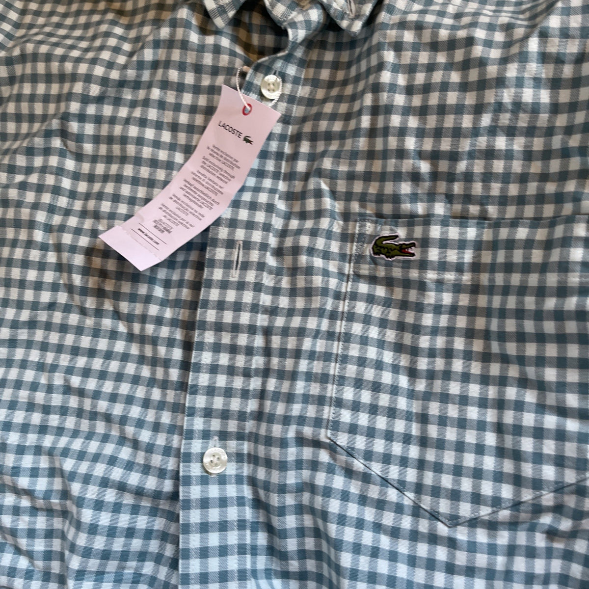 Lacoste Button Down NWT Small 