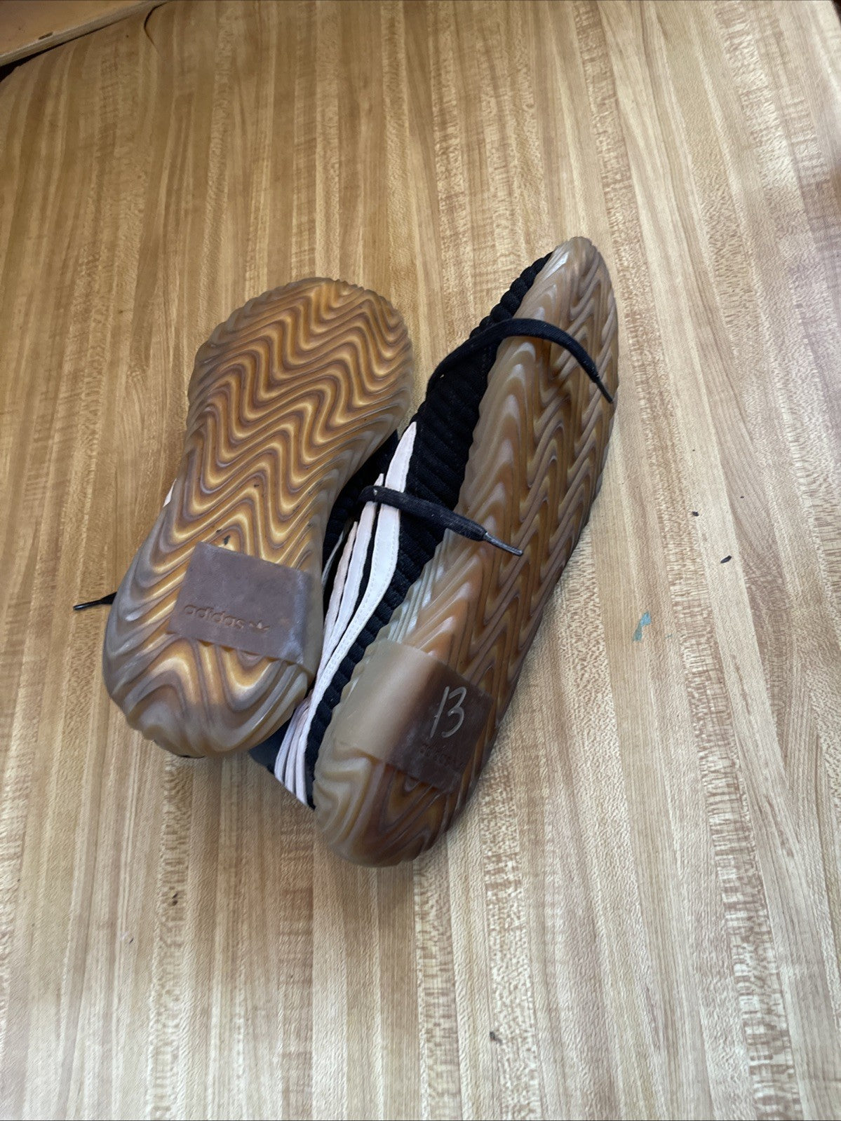 Size 13 - adidas Sobakov Black Gum