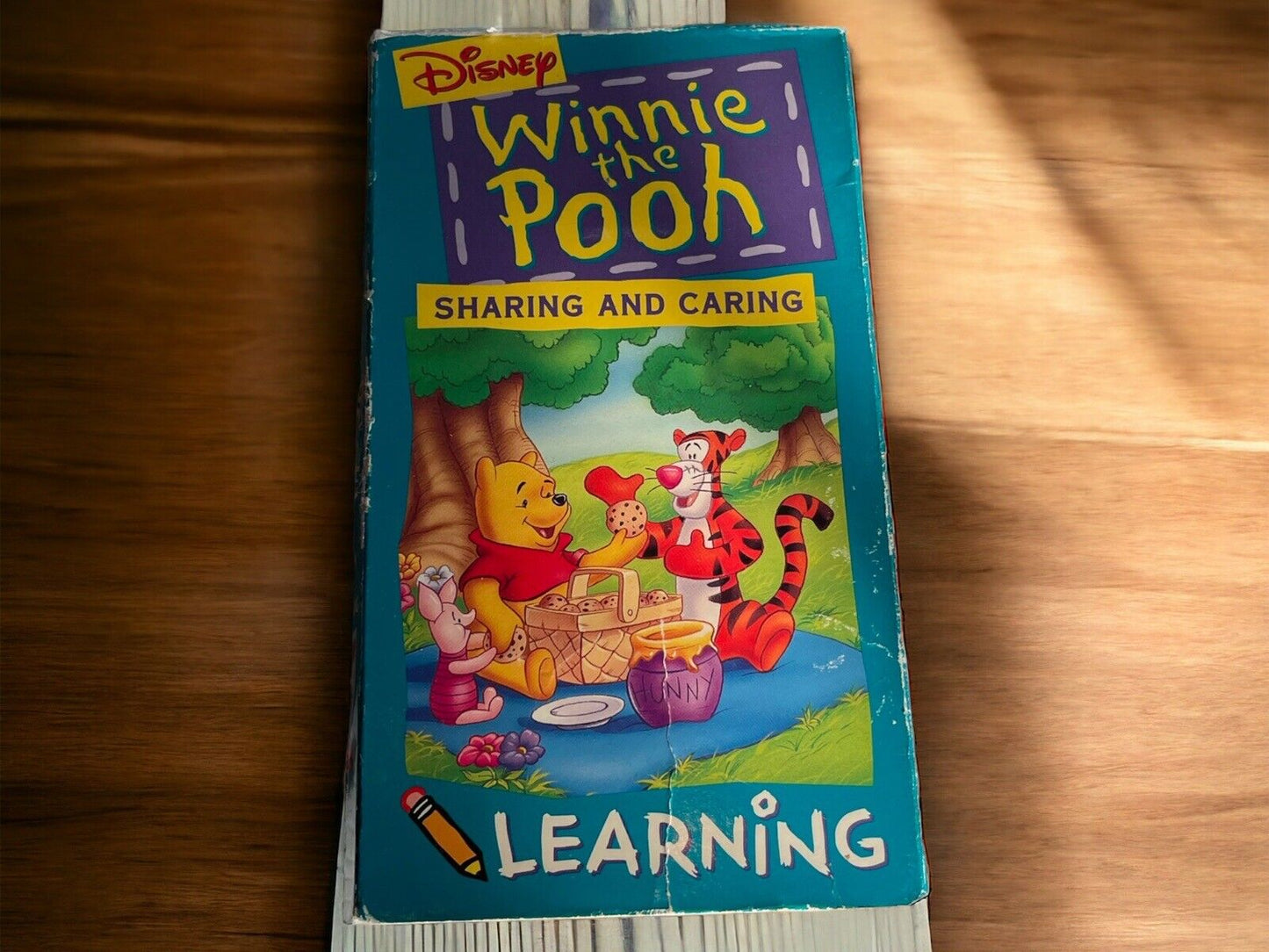 Winnie the Pooh - Pooh Learning - Sharing and Caring (VHS, 1994)