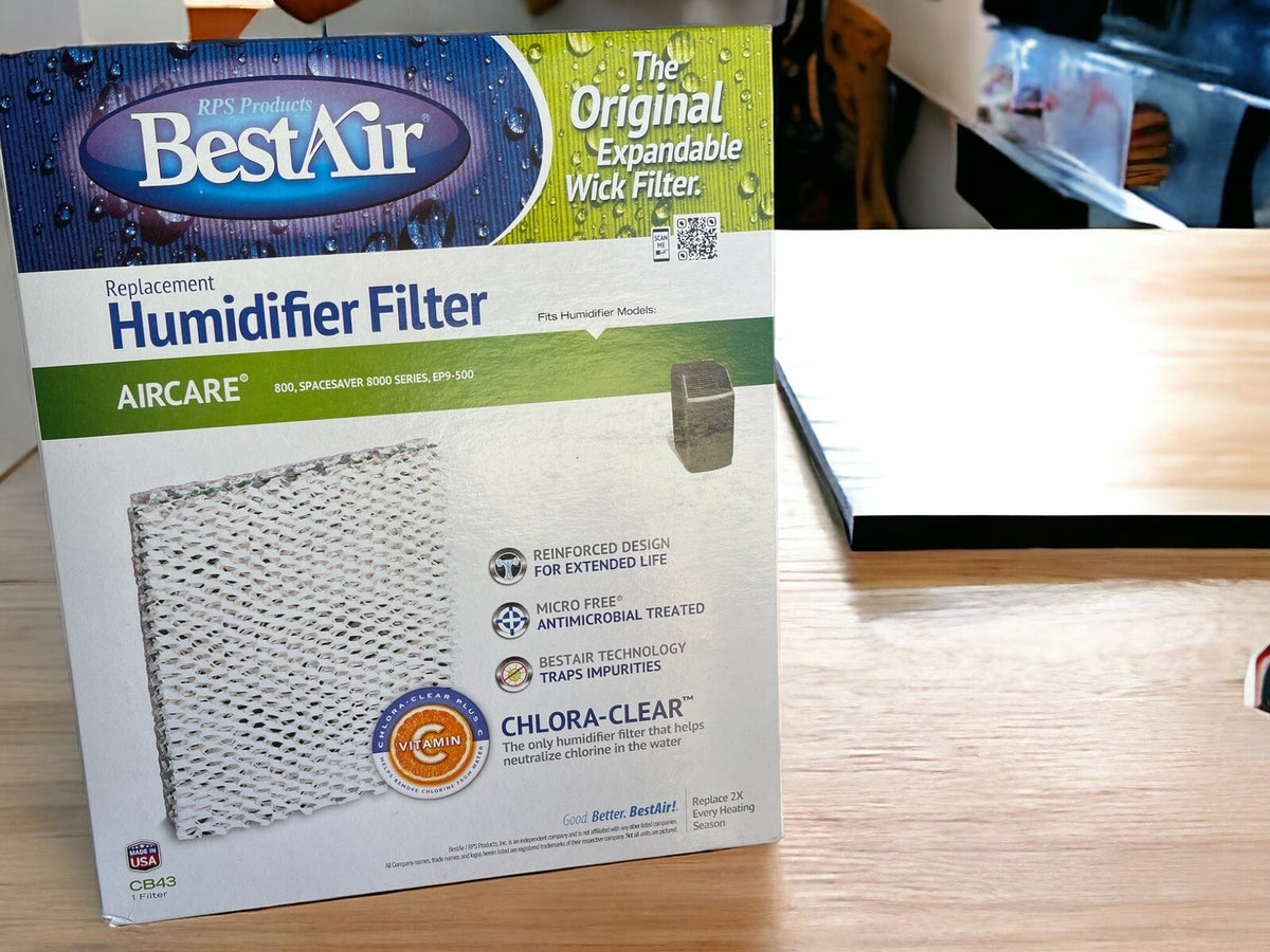 New BestAir CB43 Wick Humidifier Filter Models 800, Spacesaver 8000, Lot Of 4