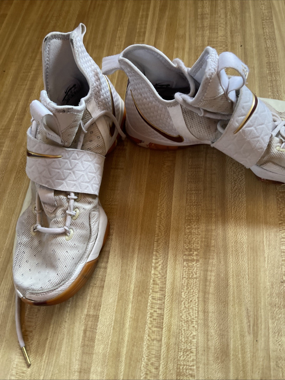 Size 12 - Nike LeBron 14 White Wine