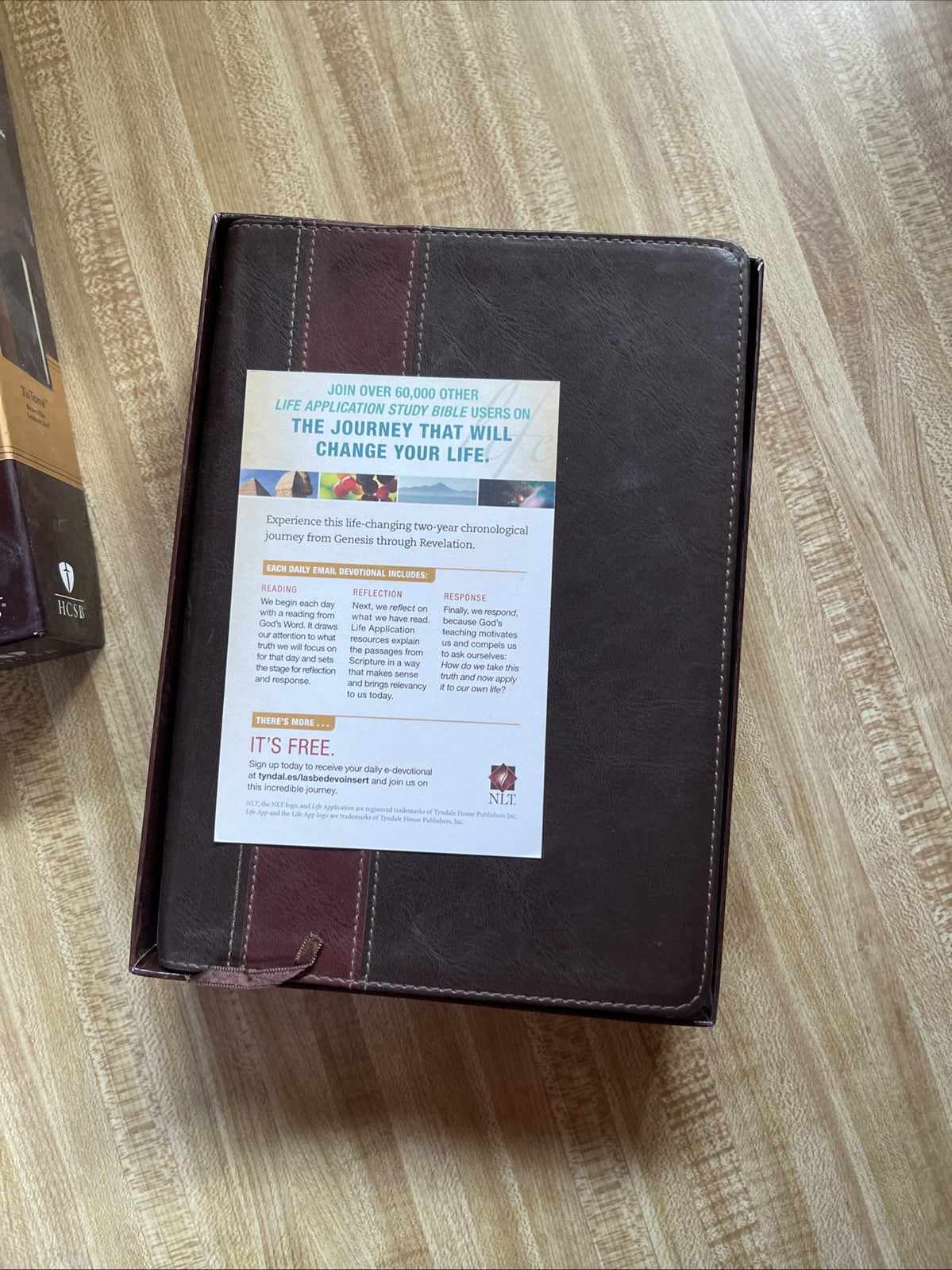 Life Application Study Bible by Broadman Holman (2014, Imitation Leather)