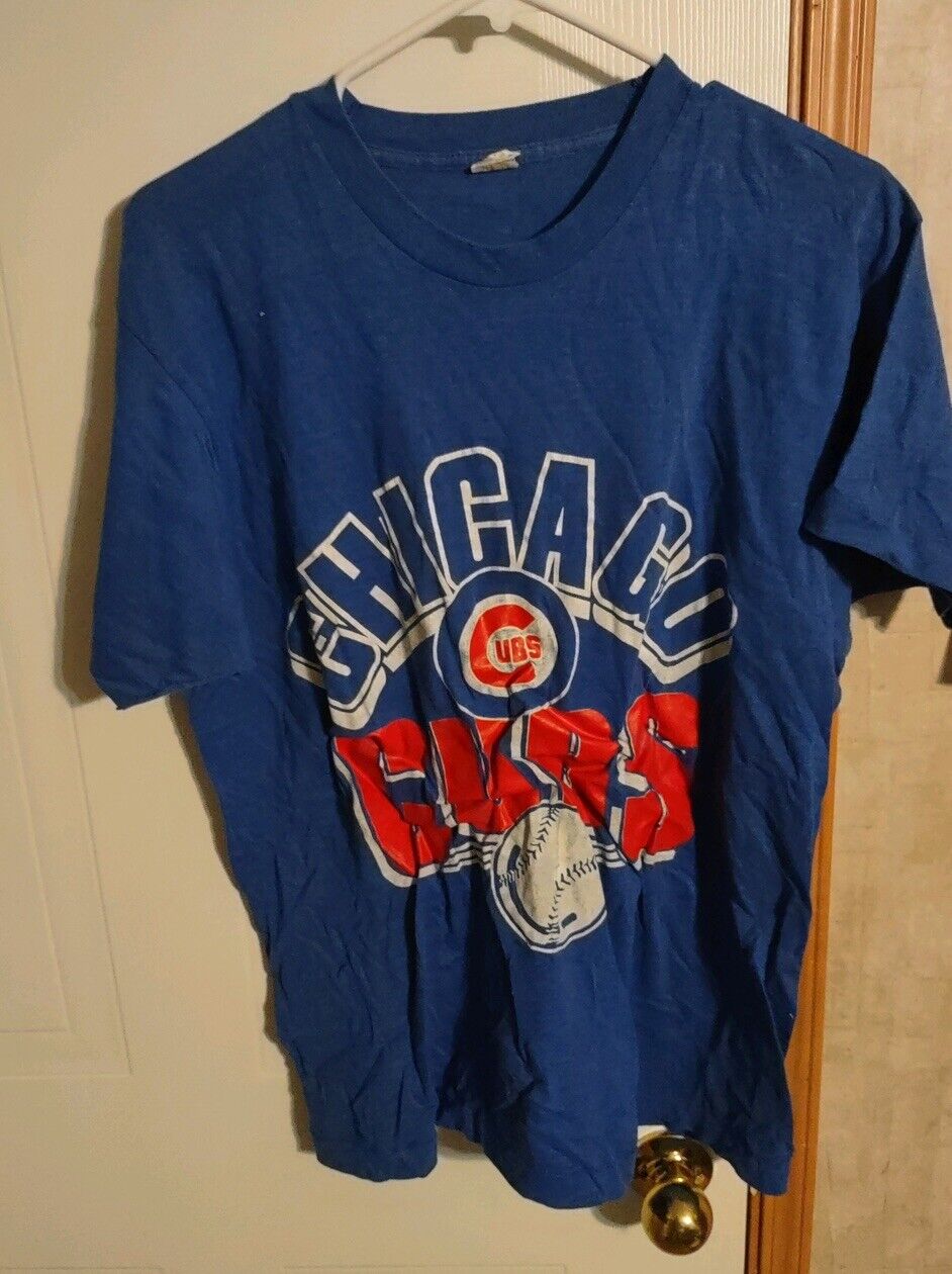 Chicago Cubs T Shirts XL Vintage Screen Stars