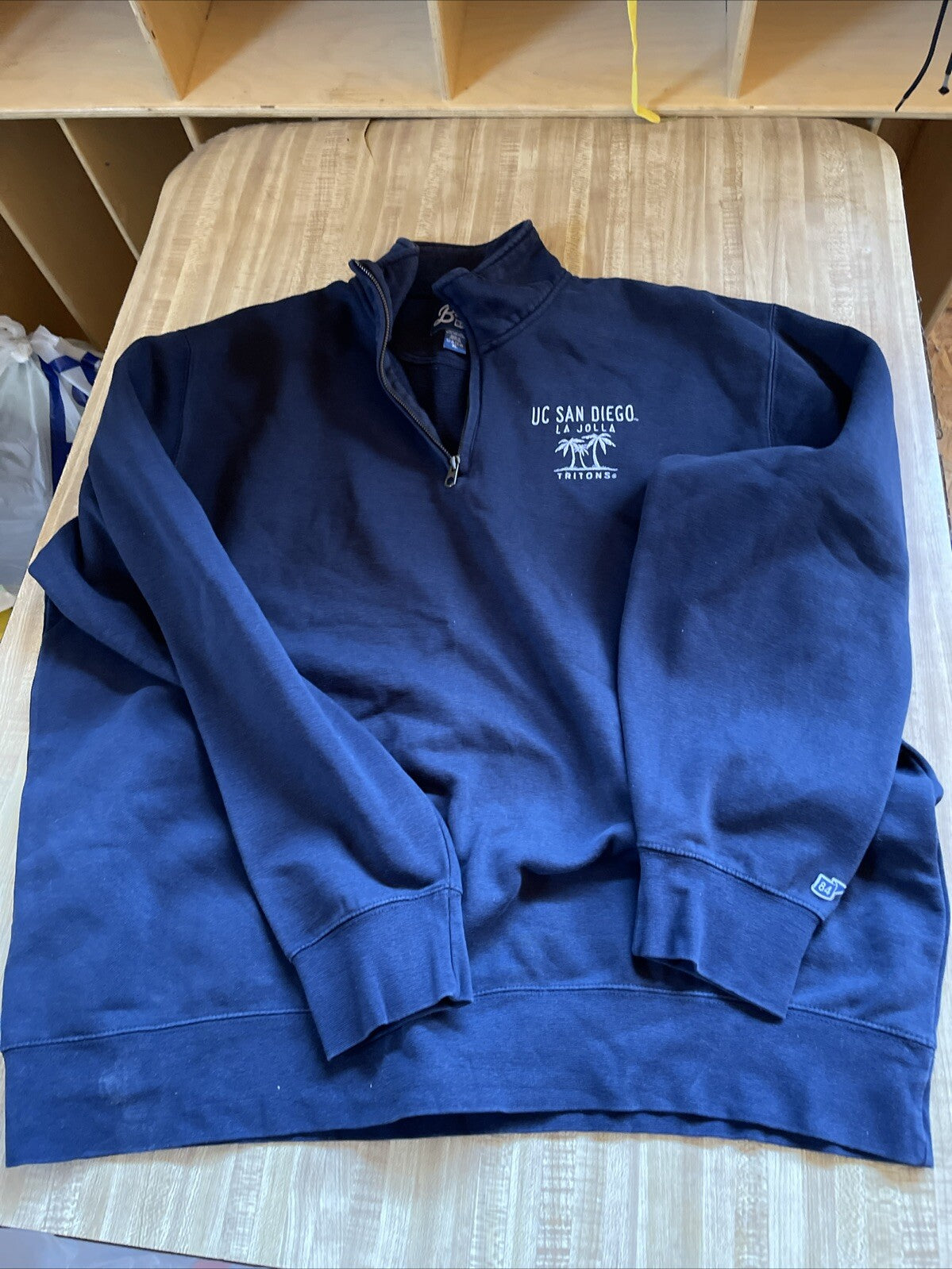 Blue 84 Quarter Zip XL UC San Diego Souvenir Fleece