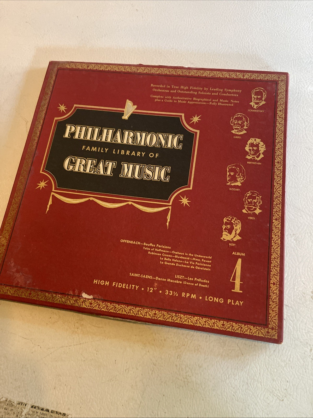 philharmonic family library of great music Vinyl Lot